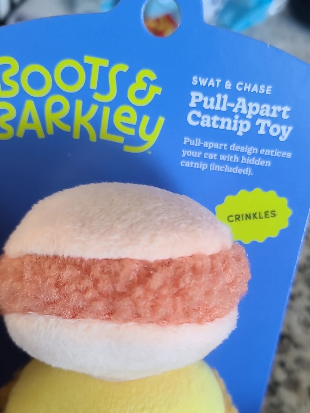 Boots & Barkley Plush Pull-Apart Catnip Toy Lot Of 2